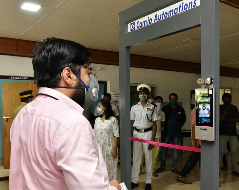 Ernakulam Becomes First Civil Station In The State To Set Up Walk Through Temperature Scanner 